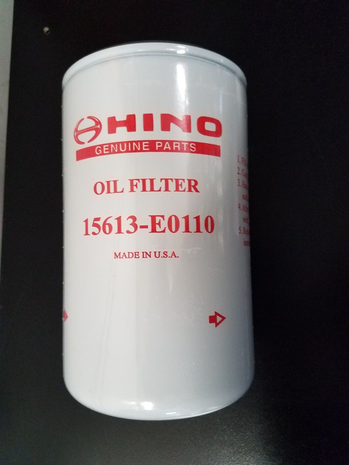 HINO OIL FILTER 238 258 268 338 2005-21